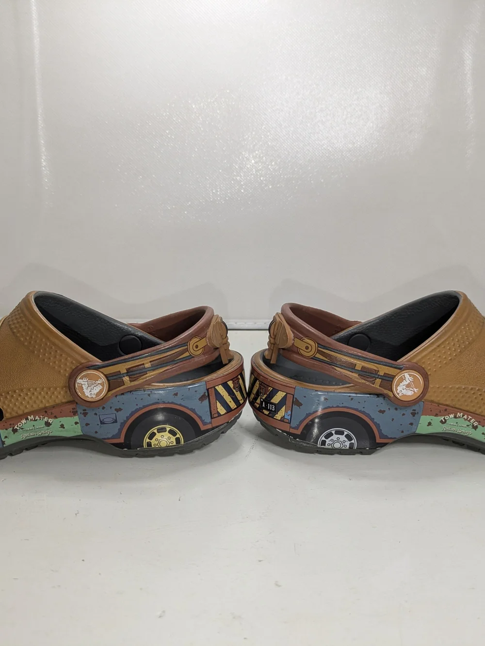 Tow Mater Crocs Disney Pixar Cars Sandals Toddler Size 12